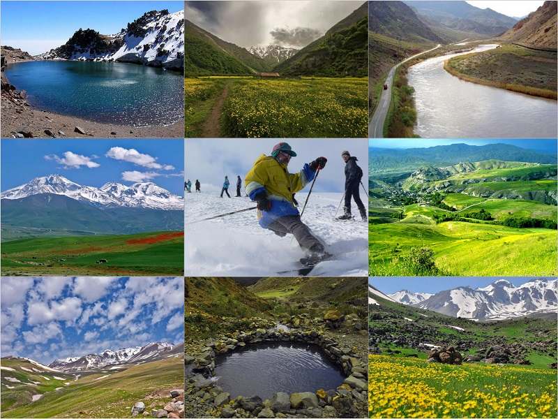 جاذبه های طبیعی سرعین و جاذبه های تاریخی سرعین
