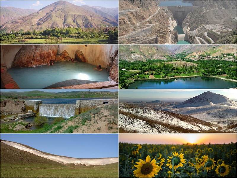 جاذبه های طبیعی تاکستان و تاکستان گردی