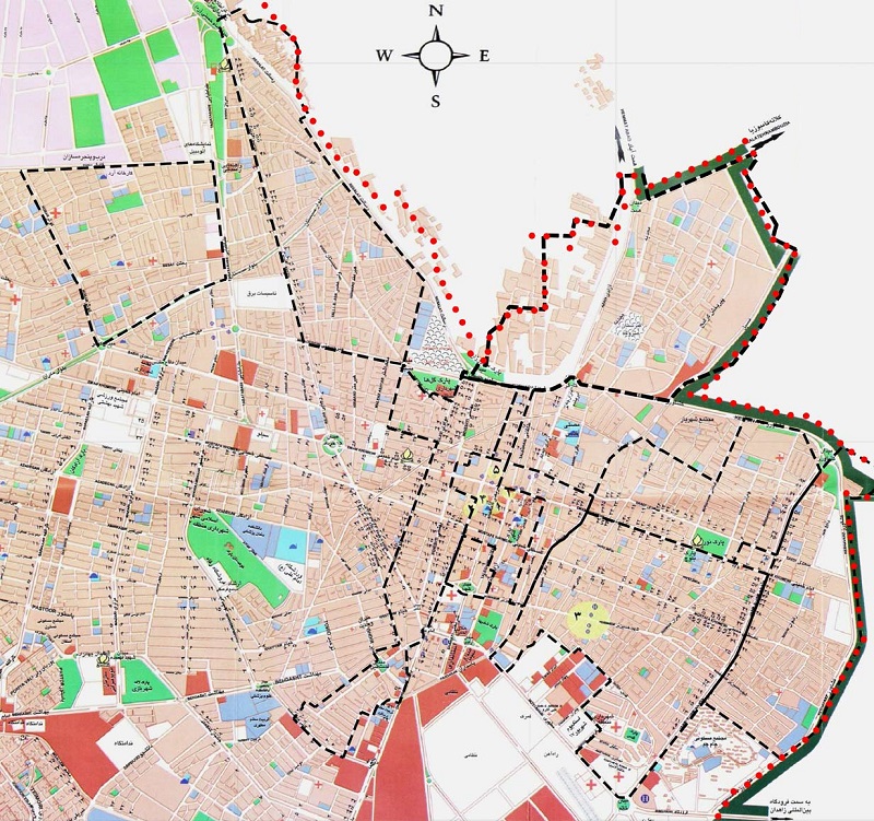 تور زاهدان گردی نقشه شهر زاهدان و طبیعت گردی زاهدان
