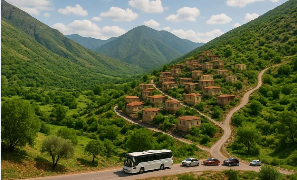 روستای نسمه مقصدی خنک برای سفرهای تابستانی نسمه,نسمه در اورامانات,نسمه در پاوه